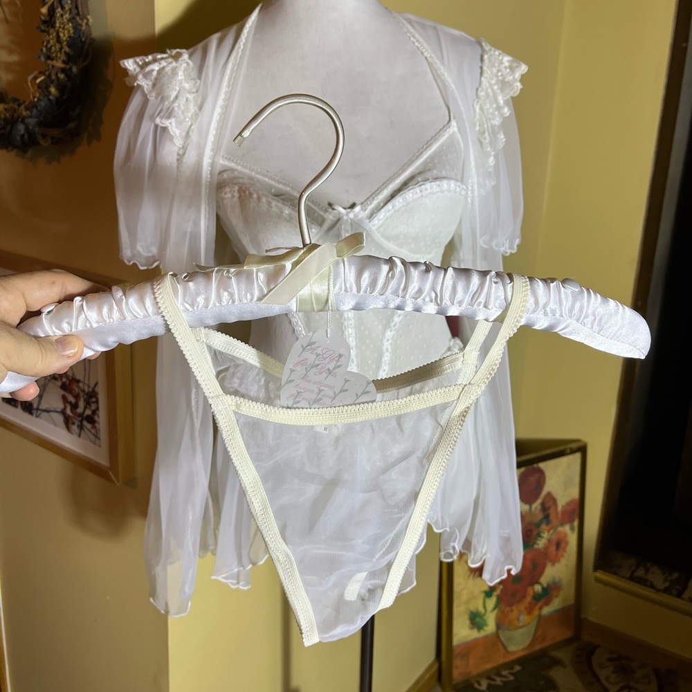 Vintage 80s CINEMA ETOILE size Medium Seductive Wear BabyDoll Bridal Sexy NEW - Picture 5 of 16